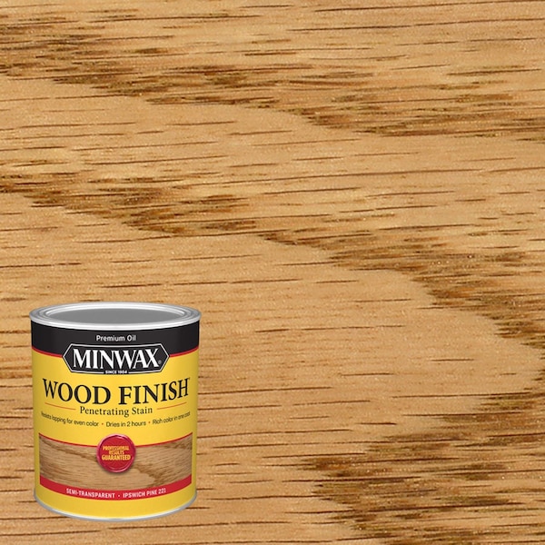 Minwax Wood Finish Semi-Transparent Ipswich Pine Oil-Based Penetrating Wood Stain 1 qt 70004444 - main